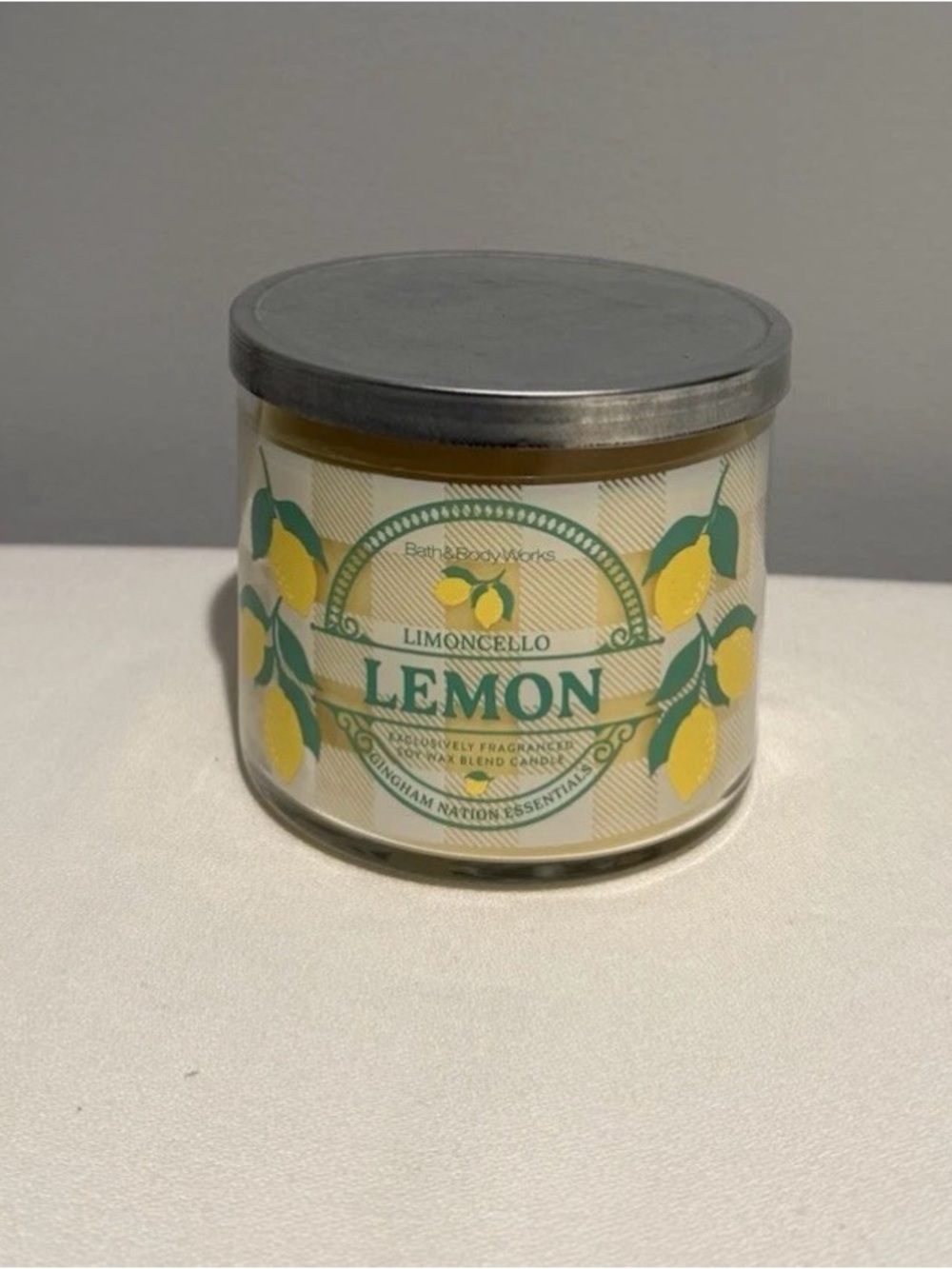 Bath & Body Works Limoncello 3 Wick Candle New